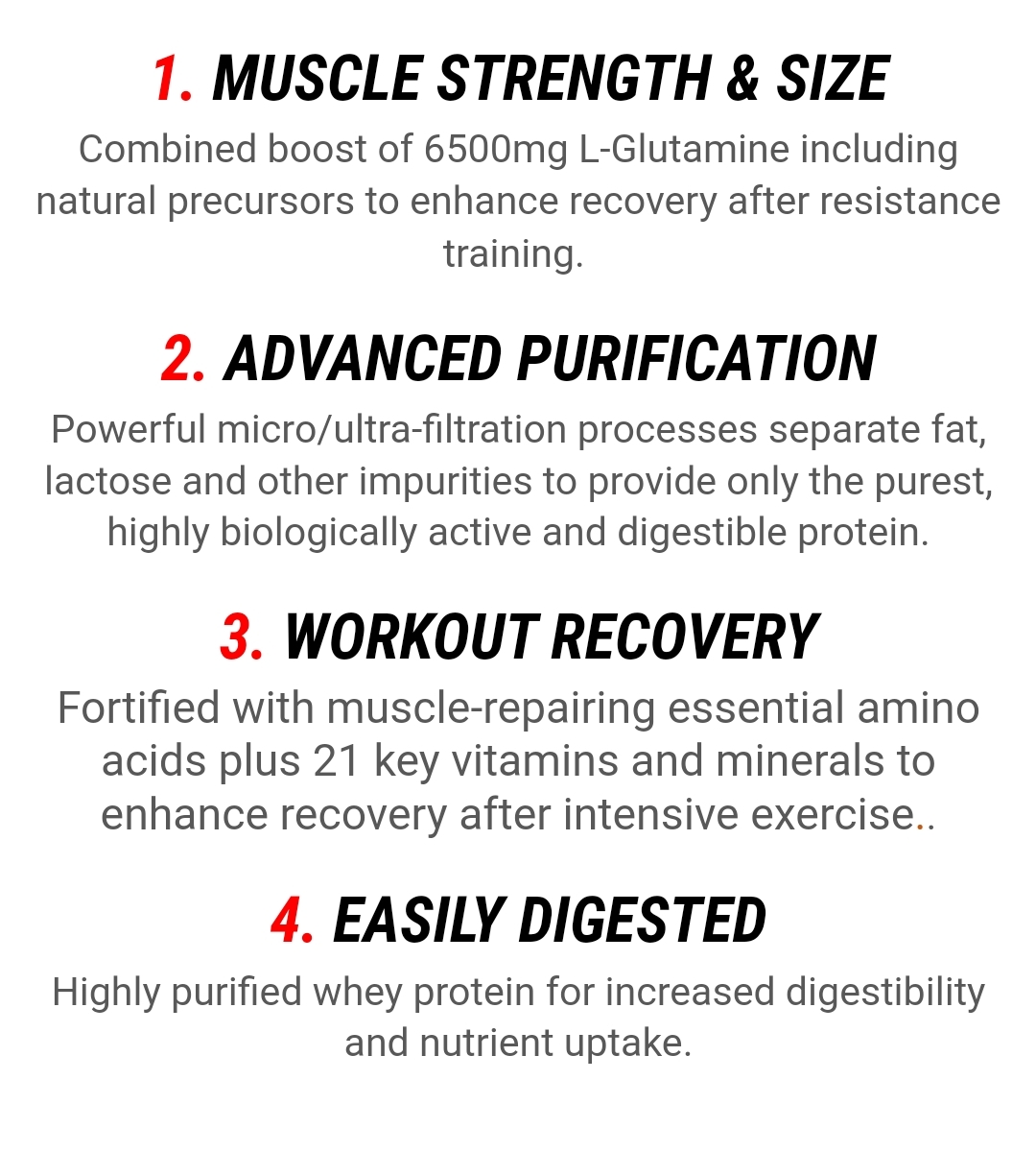 Power whey recovery