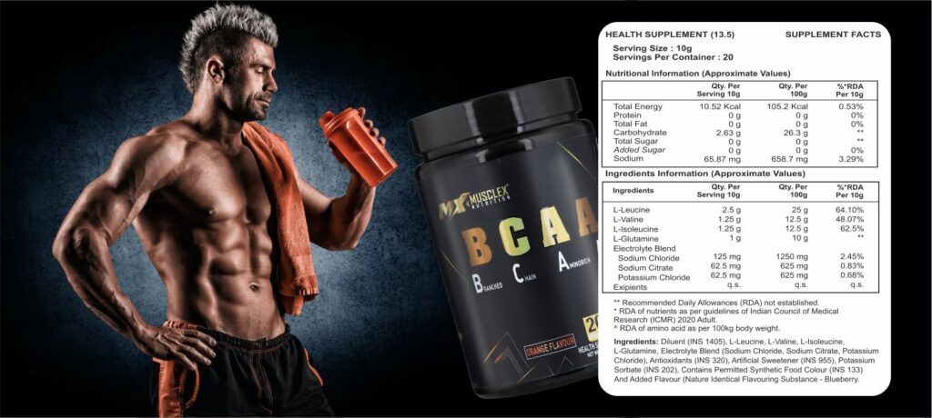 Musclex Nutrition Bcaa banner